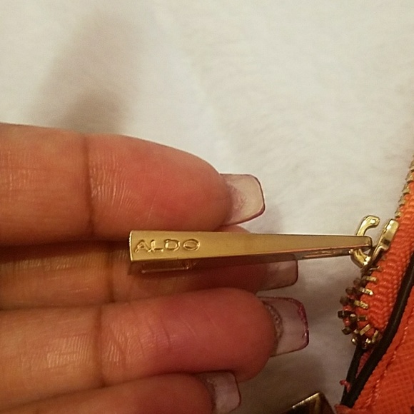 Aldo Orange Clutch - Picture 3 of 6